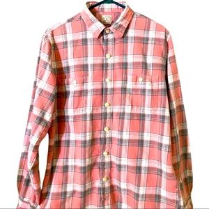 NWOT J. CREW PLAID FLANNEL BUTTON DOWN